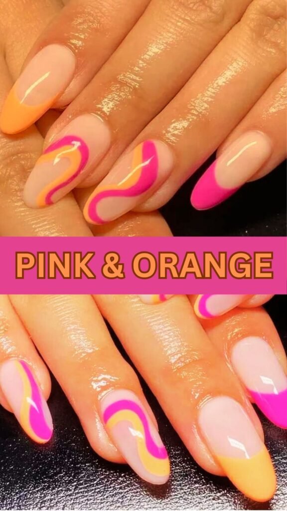 8-Essential-Summer-Nail-Designs-To-Try-for-2024-pink-and-orange-nailstrends.com