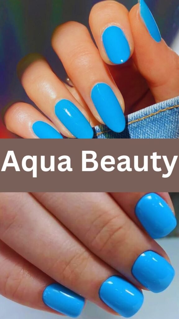 18-Gorgeous-Summer-Nails-in-Blue-aqua-beauty-nailstrends.com