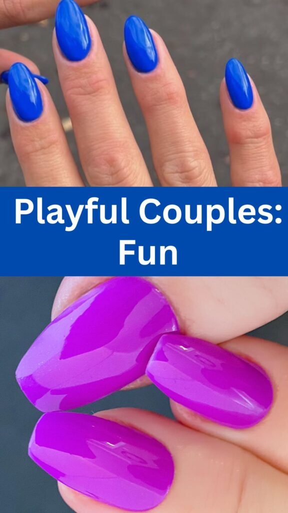 18-Gorgeous-Summer-Nails-in-Blue-playful-couples-fun-nailstrends.com