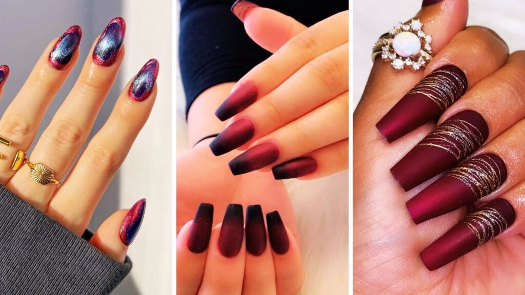 30-Rich-Burgundy-Fall-Nails-you-must-try-this-year-nailstrends.com