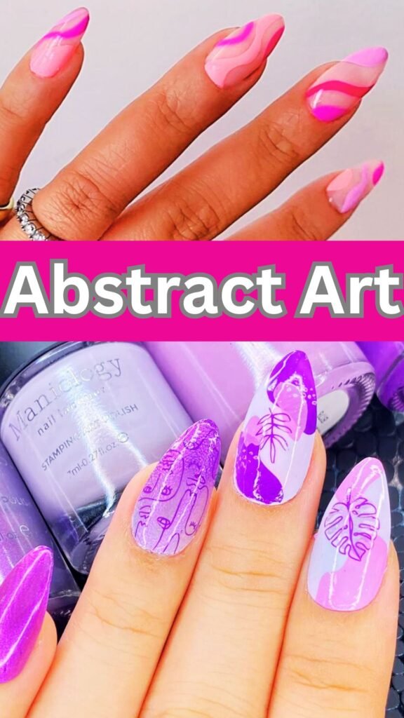 Best-10+-summer-gel-nails-you-must-try-this-year-abstract-art-nailstrends.com