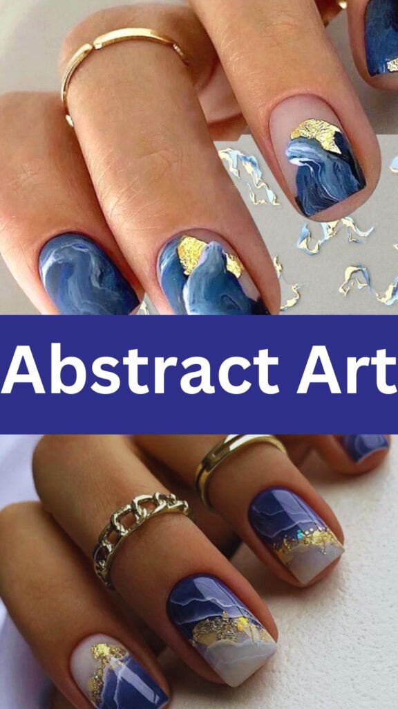 abstract-art-midnight-blue-fall-nail-nailstrends.com