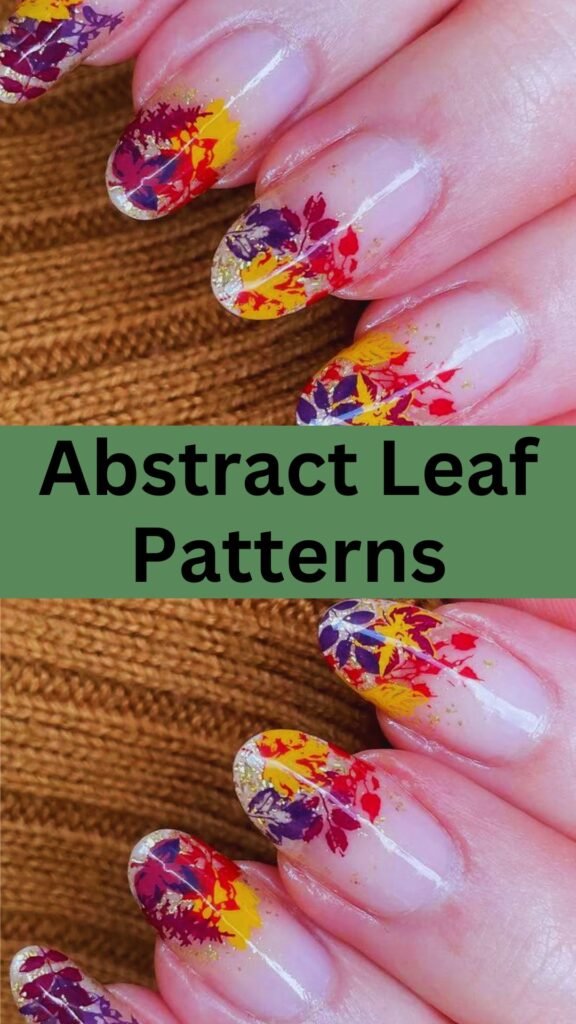 abstract-leaf-patterns-fall-nail-nailstrends.com