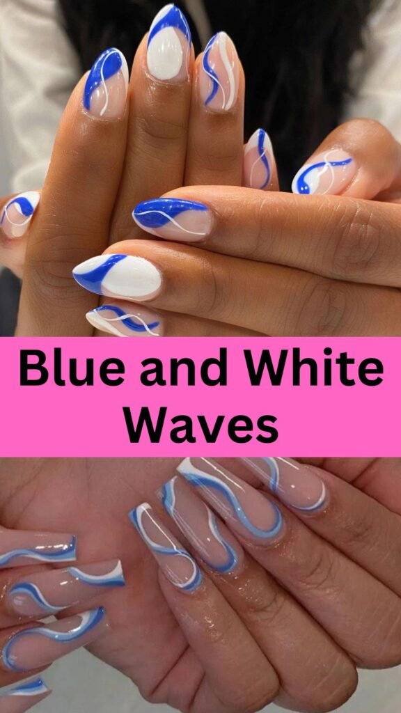 blue-and-white-waves-fall-blue-nails-nailstrends.com