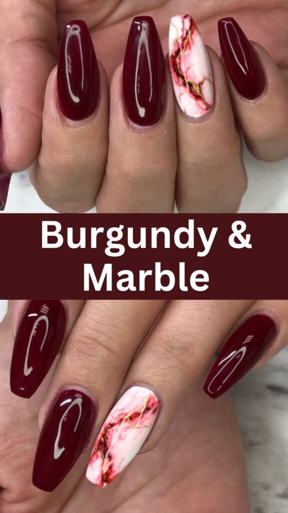 burgundy-and-marble-fall-nails-nailstrends.com