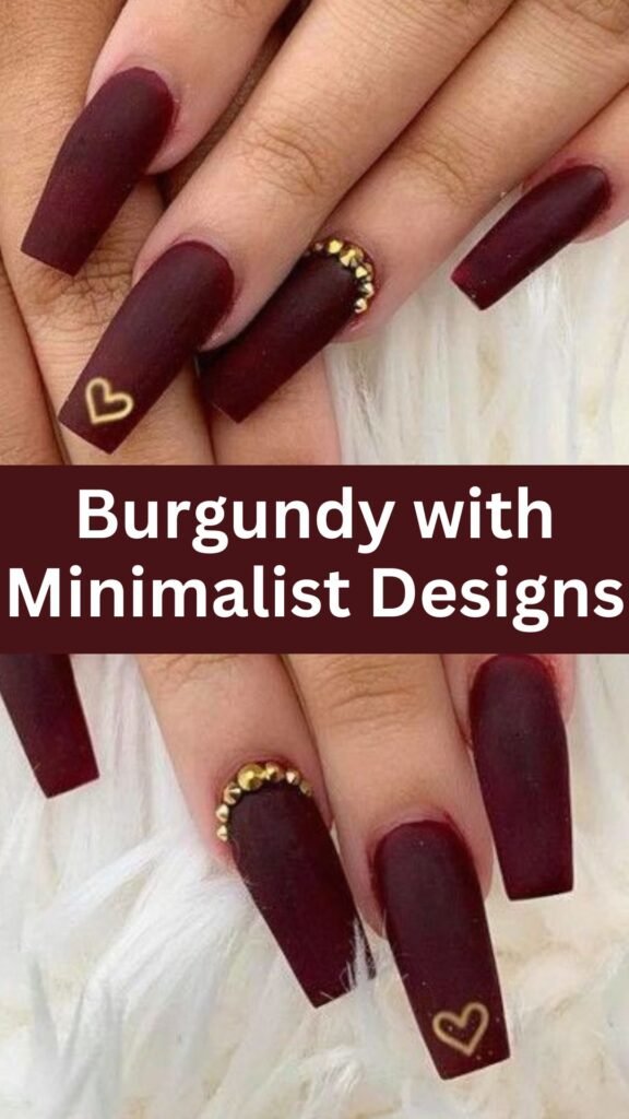 burgundy-with-minimalist-designs-fall-nails-nailstrends.com