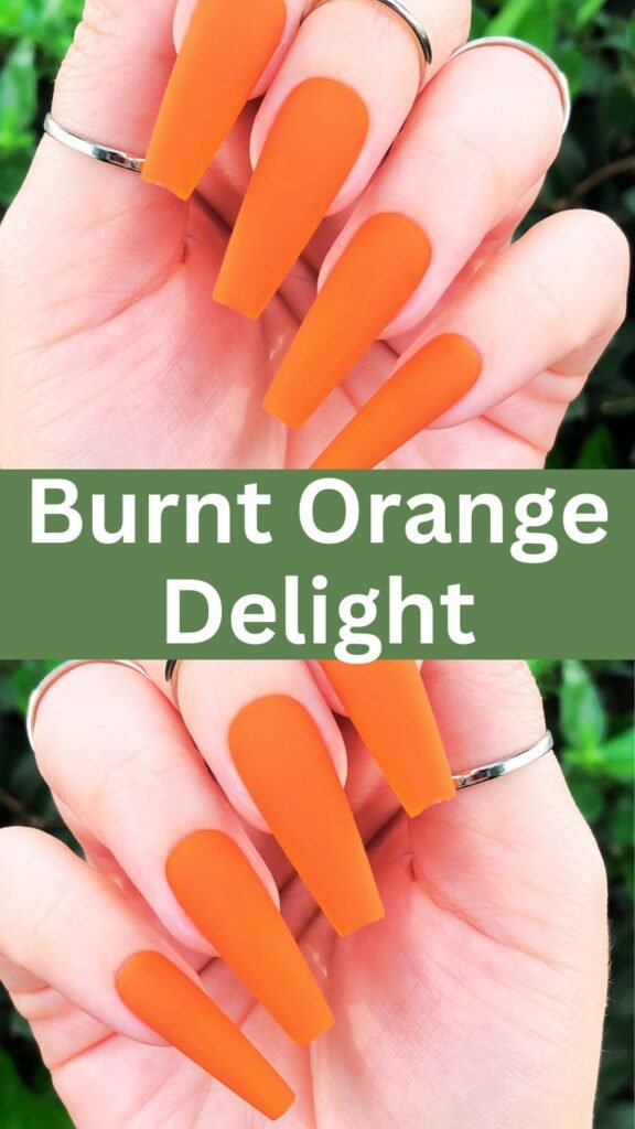 burnt-orange-delight-matte-fall-nail-nailstrends.com