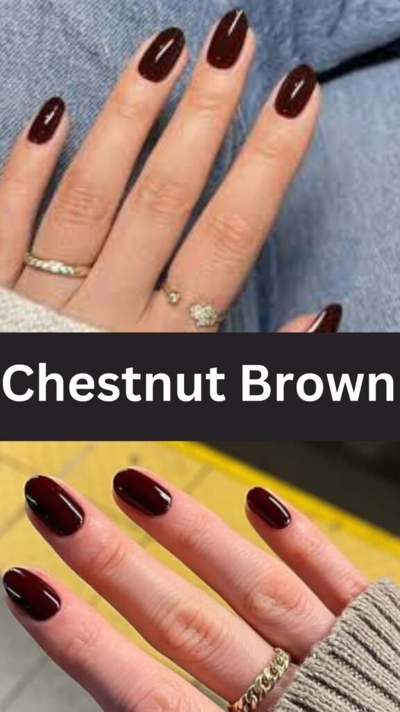 chestnut-brown-fake-fall-nails-nailstrends.com