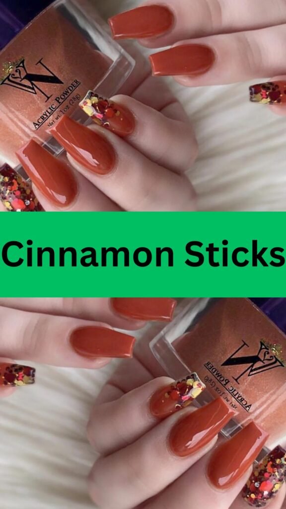 cinnamon-sticks-acrylic-nails-for-fall-nailstrends.com