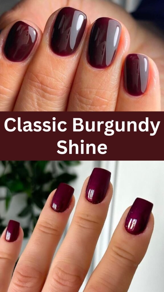 classic-burgundy-shine-fall-nails-nailstrends.com