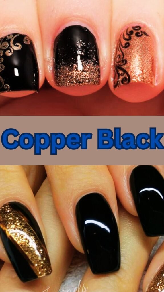 copper-black-fall-black-nail-nailstrends.com