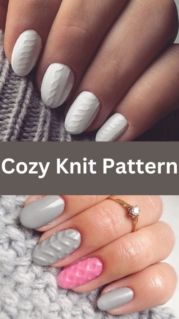 cozy-knit-patterns-fall-short-nails-nailstrends.com