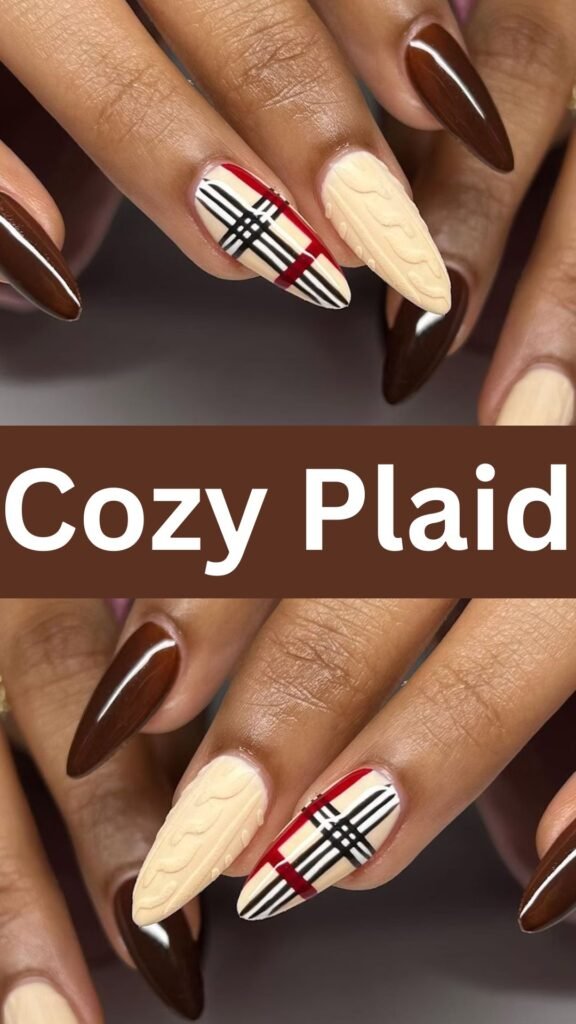 cozy-plaid-acrylic-nails-for-fall-nailstrends.com