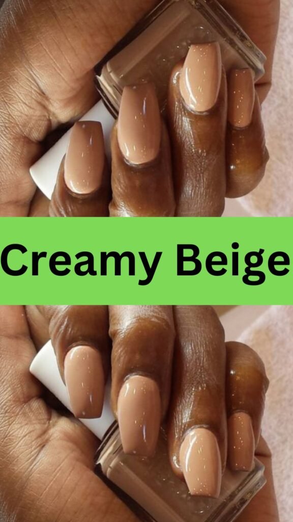 creamy-beige-fall-nail-for-dark-skin-nailstrends.com