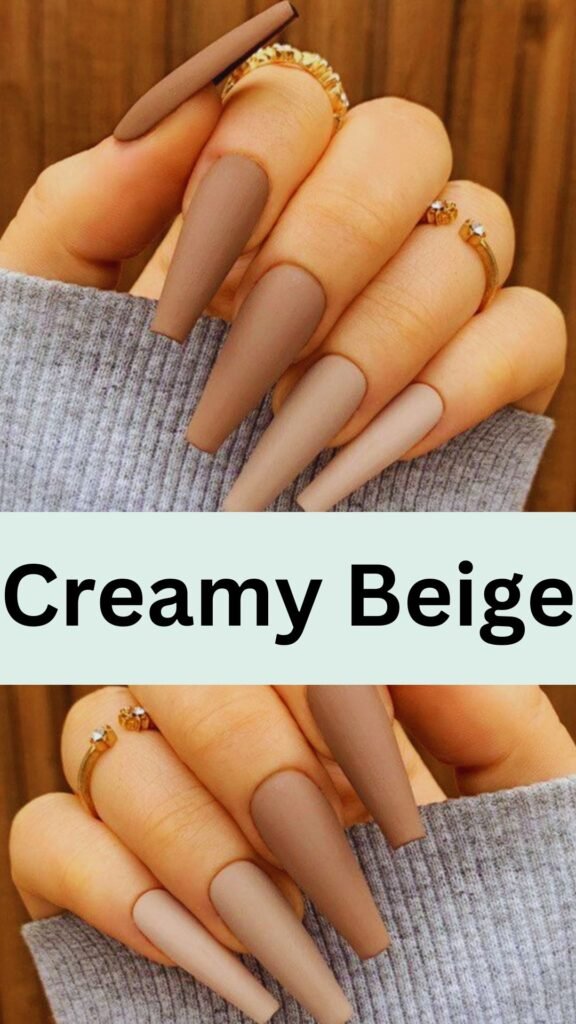 creamy-beige-matte-fall-nail-nailstrends.com