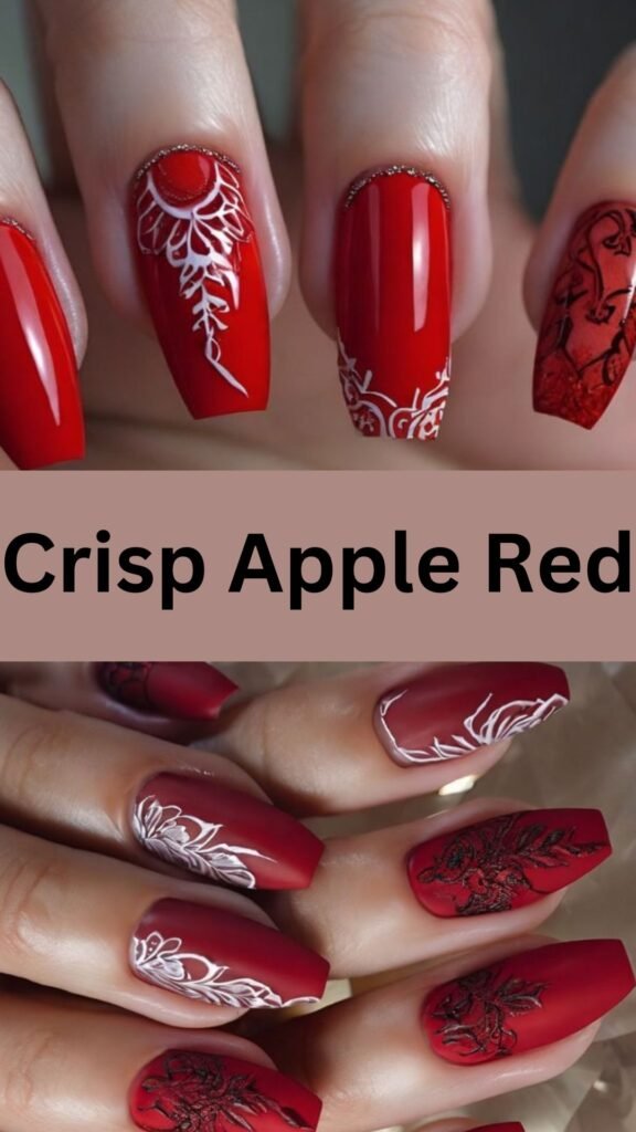 crips-apple-red-fun-fall-nails-nailstrends.com