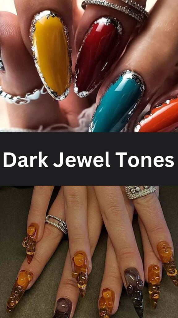 dark-jewel-tones-acrylic-nails-for-fall-nailstrends.com