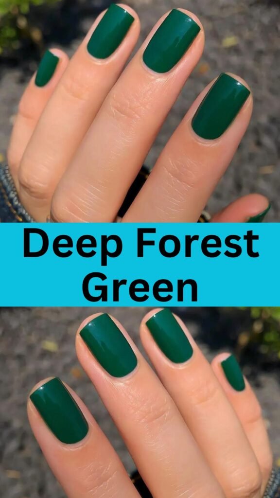 deep-forest-green-fall-nail-nailstrends.com