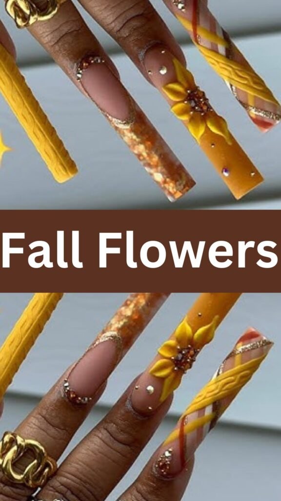 fall-flowers-acrylic-nails-for-fall-nailstrends.com