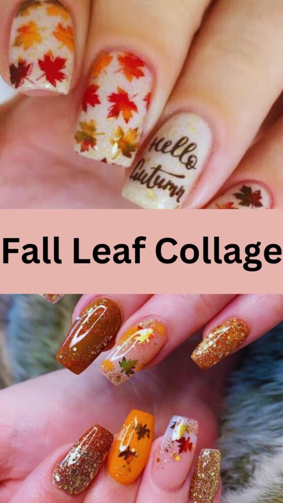 fall-leaf-collage-fall-nail-nailstrends.com