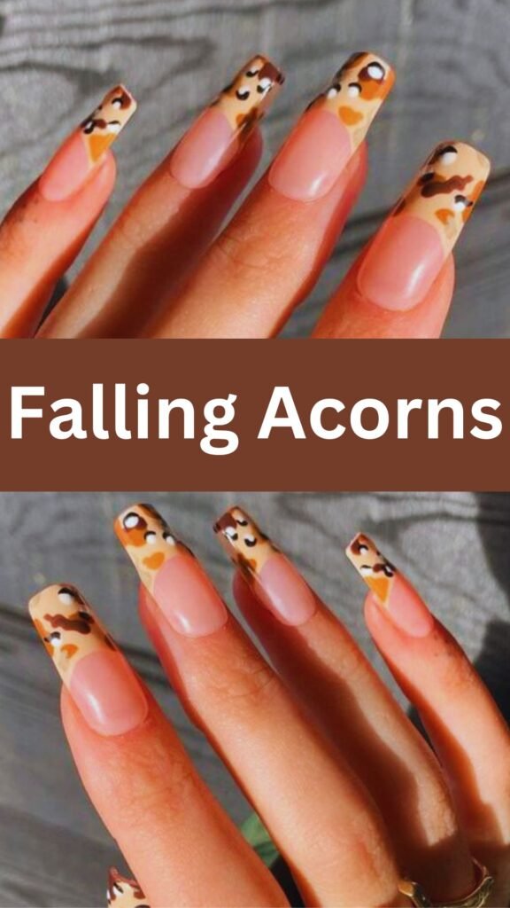 falling-acorns-ombre-fall-manicure-nailstrends.com