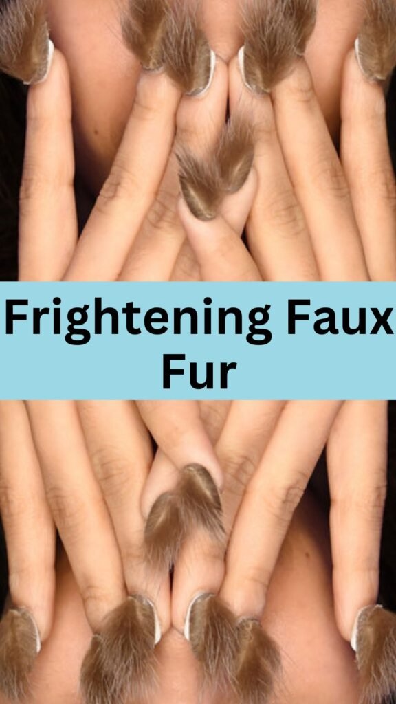 frightening-faux-fur-halloween-nail-art-designs-nailstrends.com