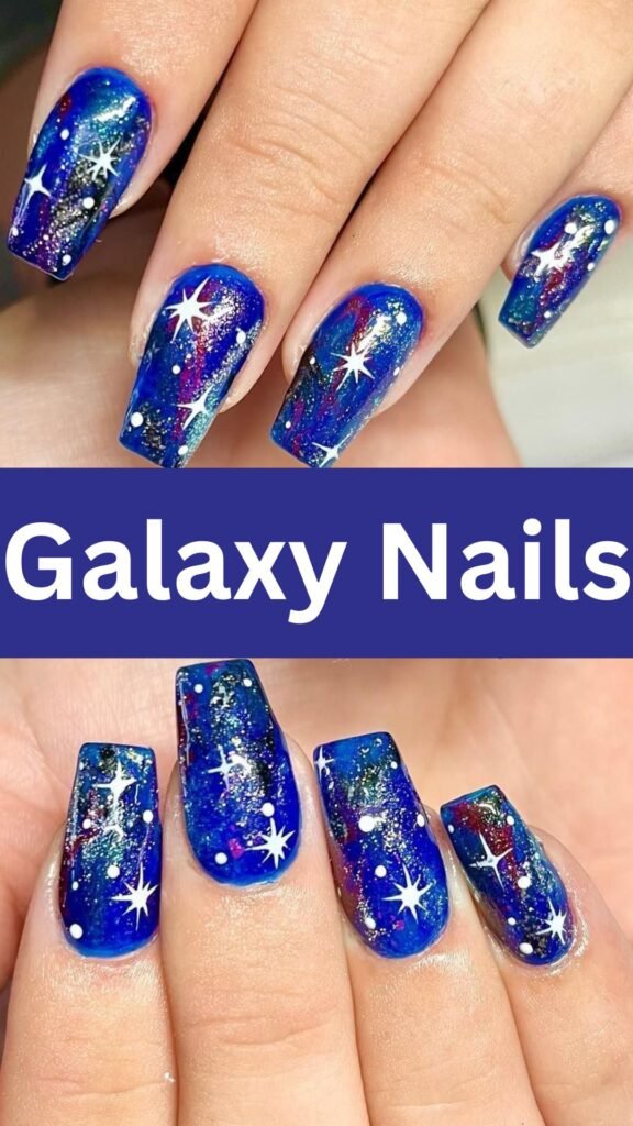 galaxy-nails-midnight-blue-fall-nail-nailstrends.com