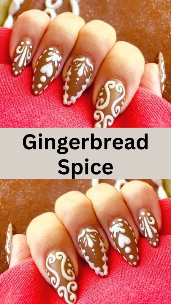 gingerbread-spice-fun-fall-nails-nailstrends.com