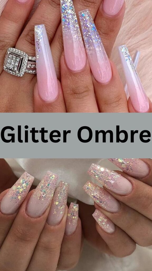 glitter-ombre-girly-and-cute-acrylic-nail-nailstrends.com