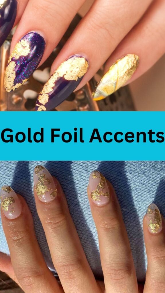 gold-foil-accents-fall-nail-nailstrends.com