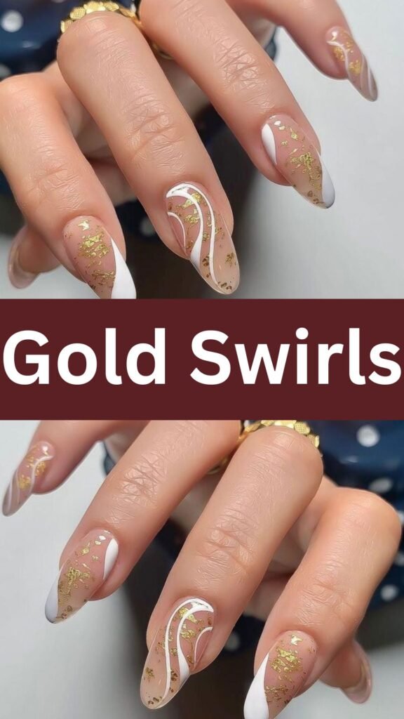 gold-swirs-metallic-accented-fall-nails-nailstrends.com