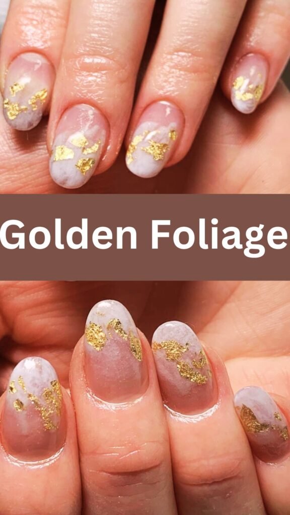 golden foliage-fall-nail-nailstrends.com