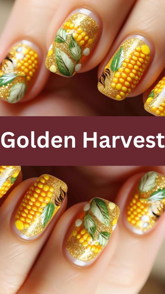 golden-harvest-fake-fall-nails-nailstrends.com