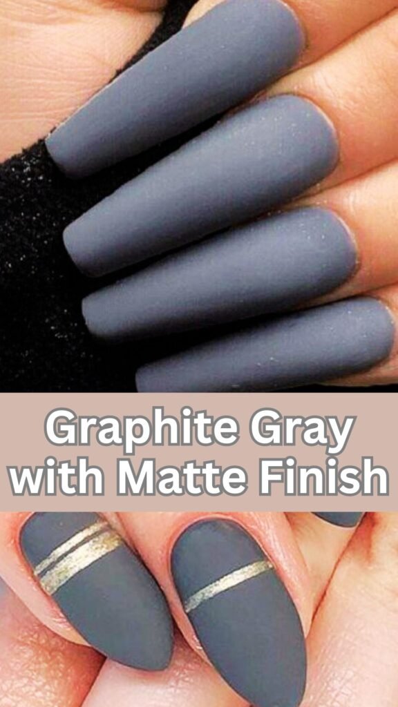 graphite-grey-with-mattle-finish-dark-fall-nails-nailstrends.com