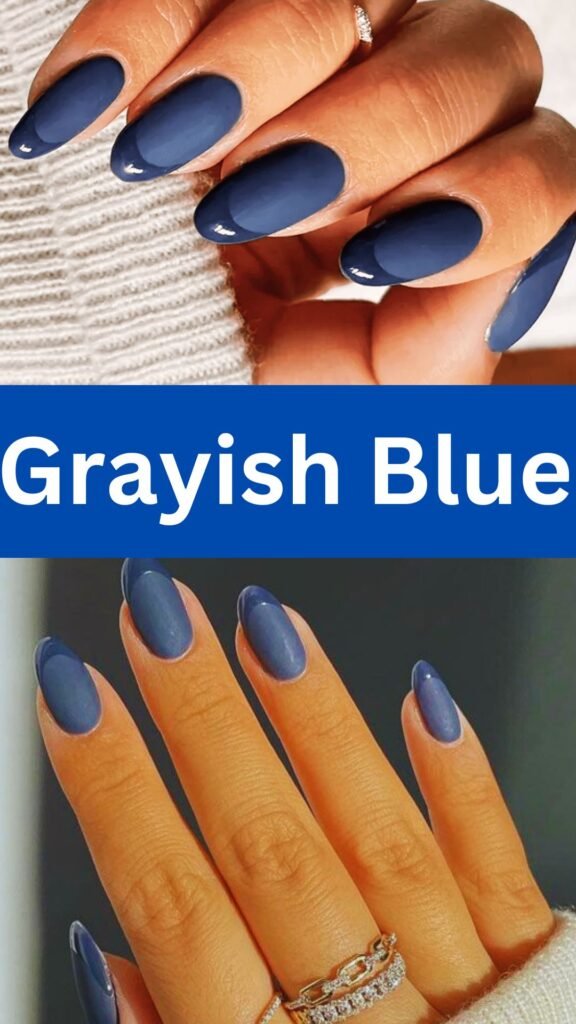 grayish-blue-matte-fall-nail-nailstrends.com