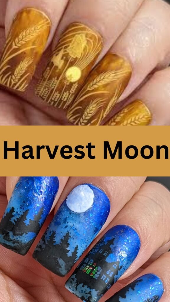 harvest-moon-fun-fall-nails-nailstrends.com