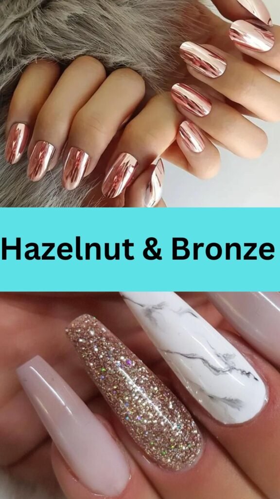 hazelnut-and-bronze-fall-marble-nail-designs-nailstrends.com