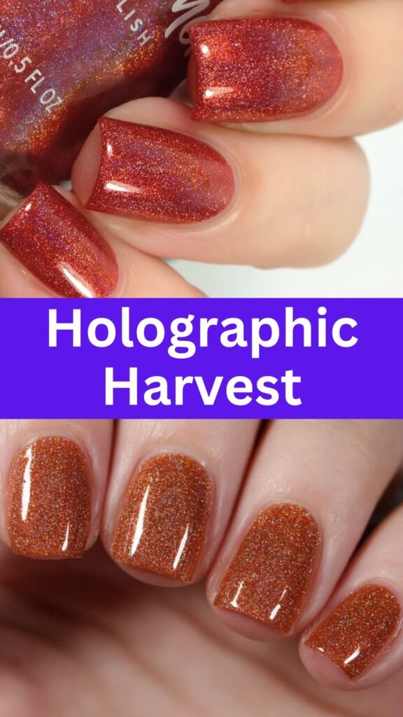 hoographic-harvest-flower-nail-ideas-for-fall-nailstrends.com