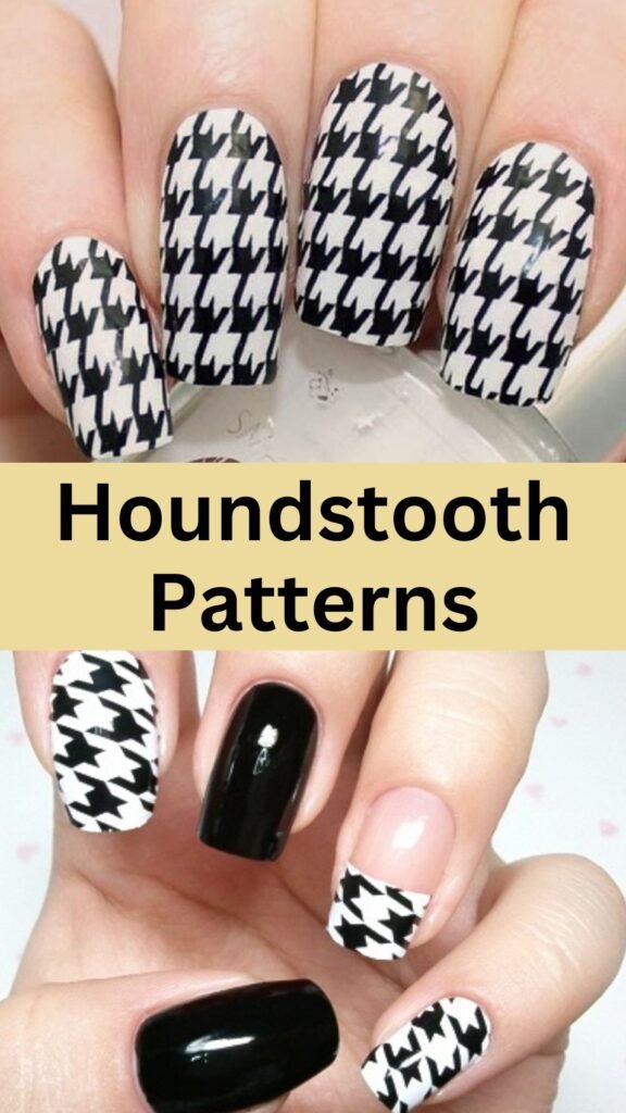 houndstooth-patterns-cozy-fall-nail-nailstrends.com