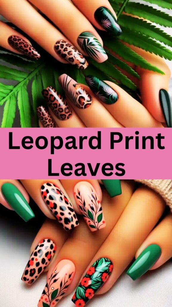 leopard-print-leaves-fall-nail-nailstrends.com