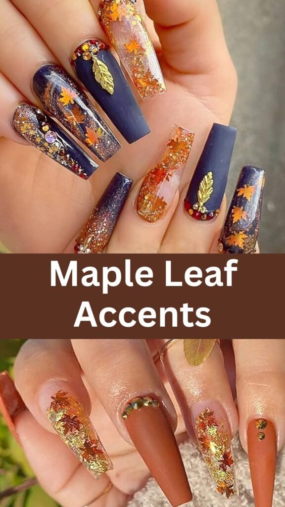 maple-leaf-accents-acrylic-nails-for-fall-nailstrends.com