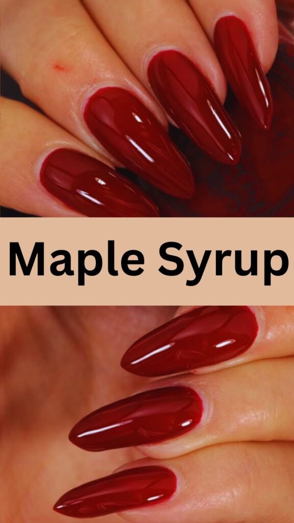 maple-syrup-fall-red-nail-nailstrends.com