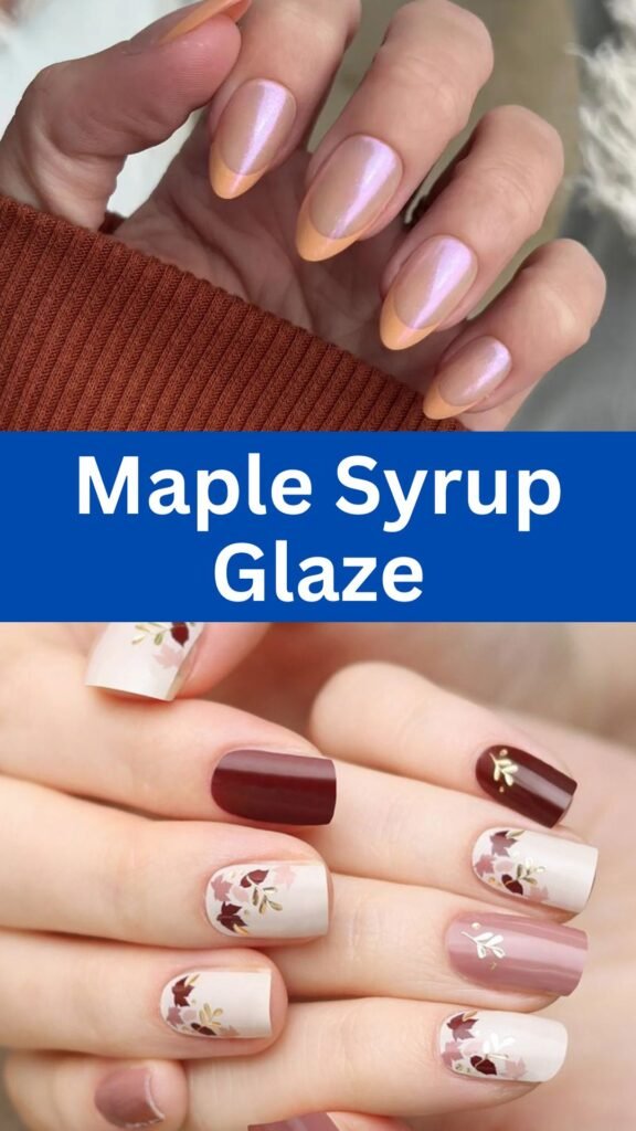 maple-syrup-glaze-nail-art-ideas-for-this-september-nailstrends.com