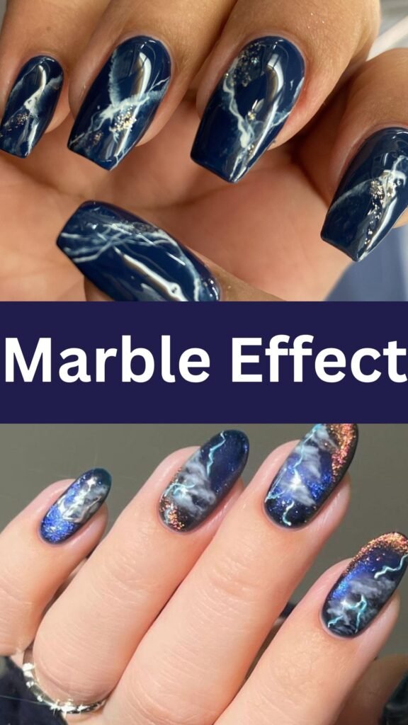 marble-effect-midnight-blue-fall-nail-nailstrends.com