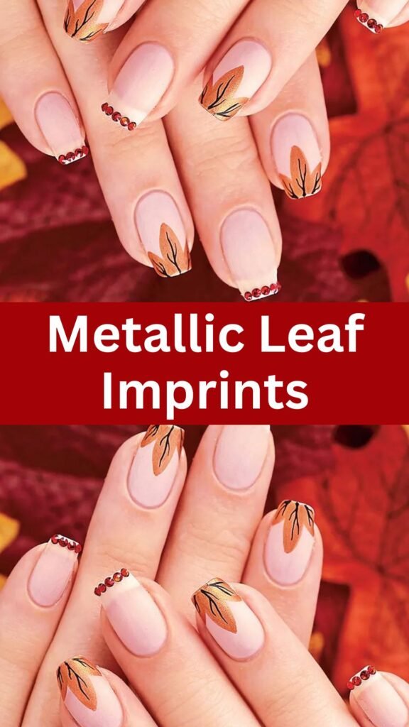 metallc-leaf-imprints-fall-short-nails-nailstrends.com