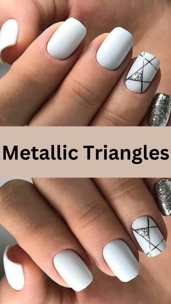 metallic-triangles-metallic-accented-fall-nails-nailstrends.com