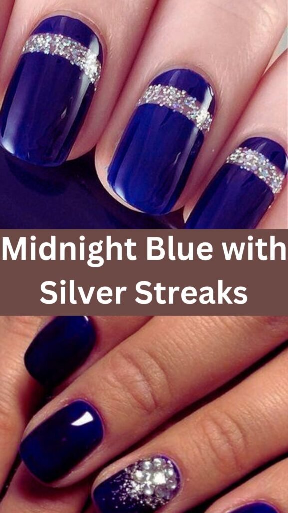 midnight-blue-with-silver-streaks-dark-fall-nails-nailstrends.com