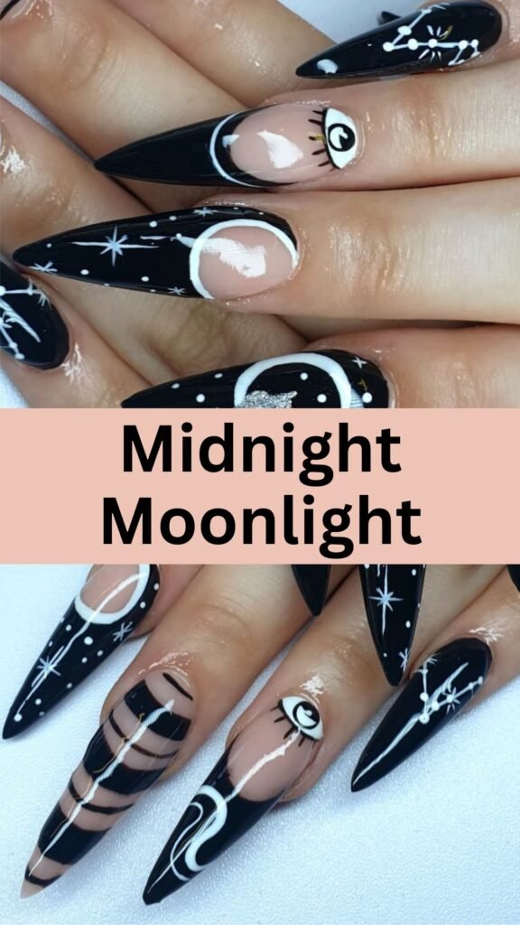 midnight-moonlight-halloween-nail-art-designs-nailstrends.com