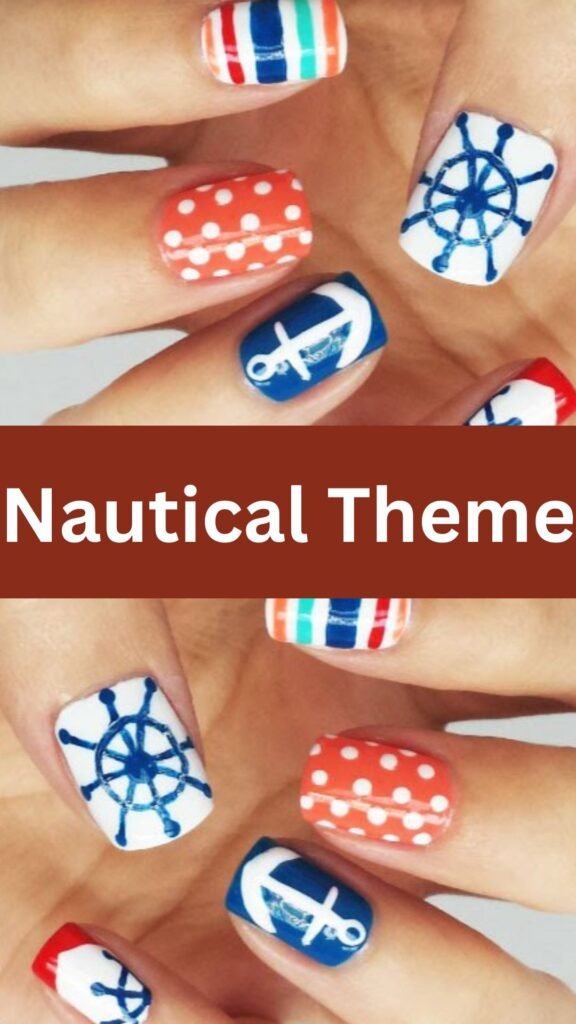 nautical-theme-easy-nail-art-designs-nailstrends.com