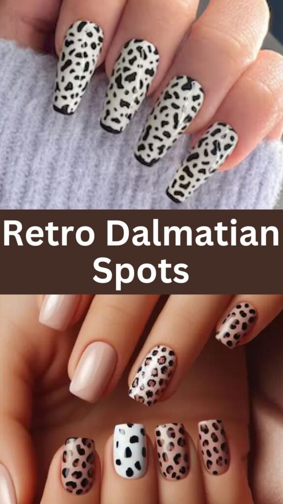 retro-dalmatian-spots-animal-print-nail-art-nailstrends.com